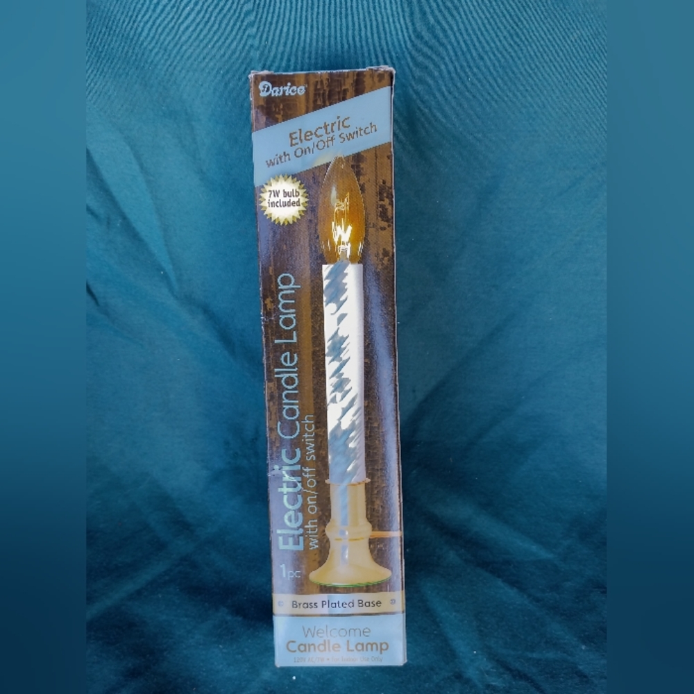 Darice Electric Welcome Candle Lamp.